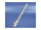 SCHROFF MTCA Rail de guidage, gris, inférieur, pour modules MCH, languette 3, 10 pièces