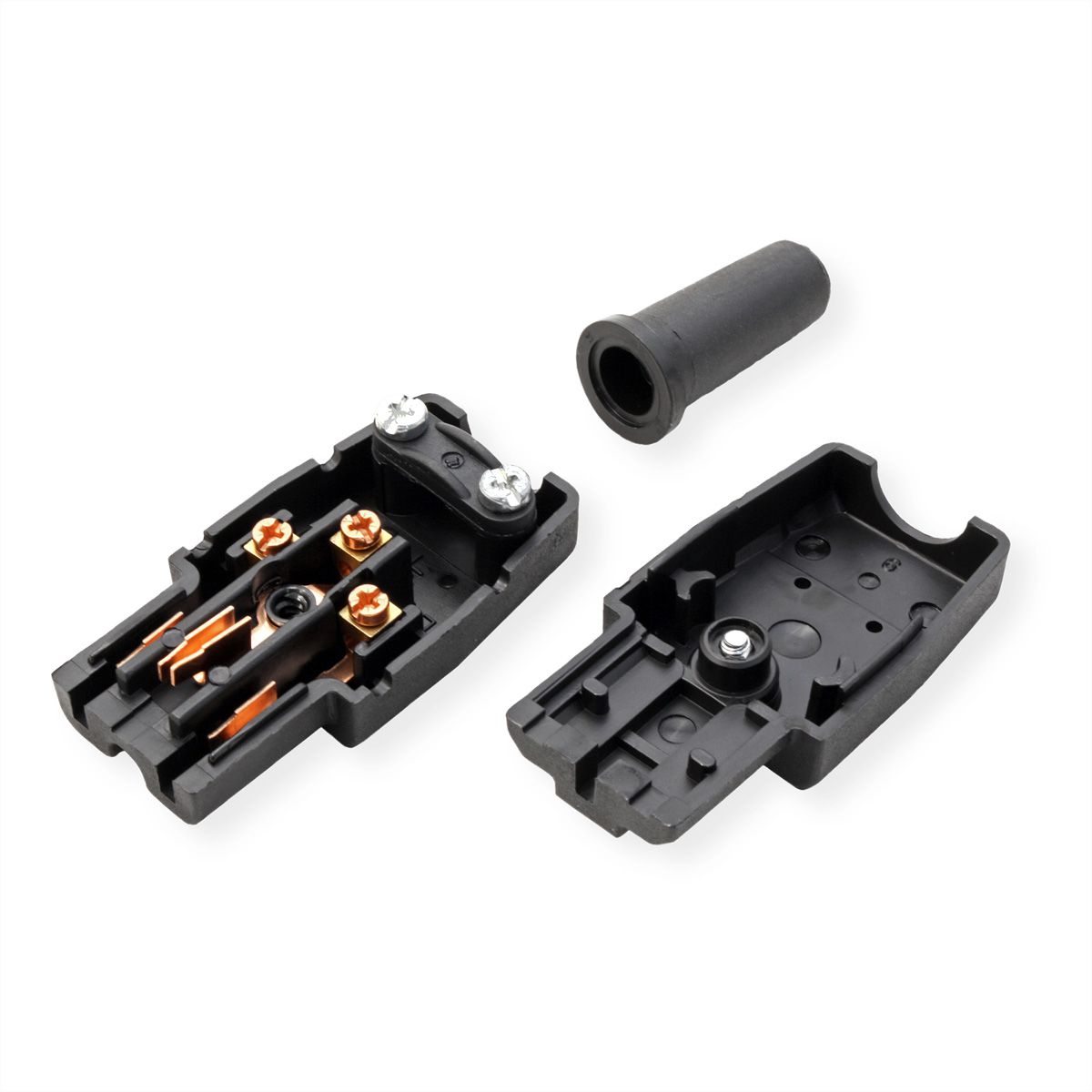 BACHMANN Prise appareil chaud 789 155°C, noir
