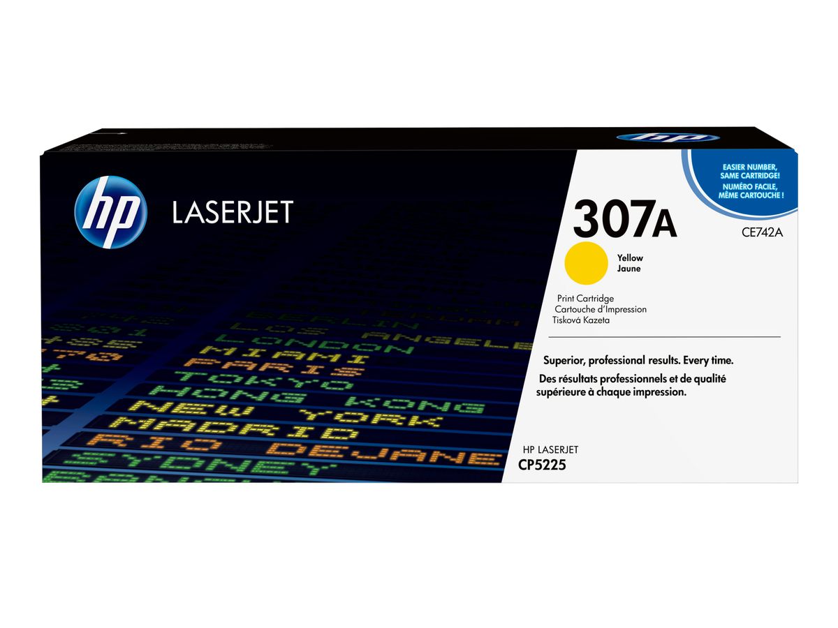 HP 307A toner LaserJet jaune authentique