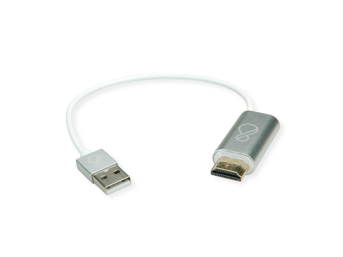 BACHMANN Ochno Adaptateur HDMI vers USB-C et USB-A
