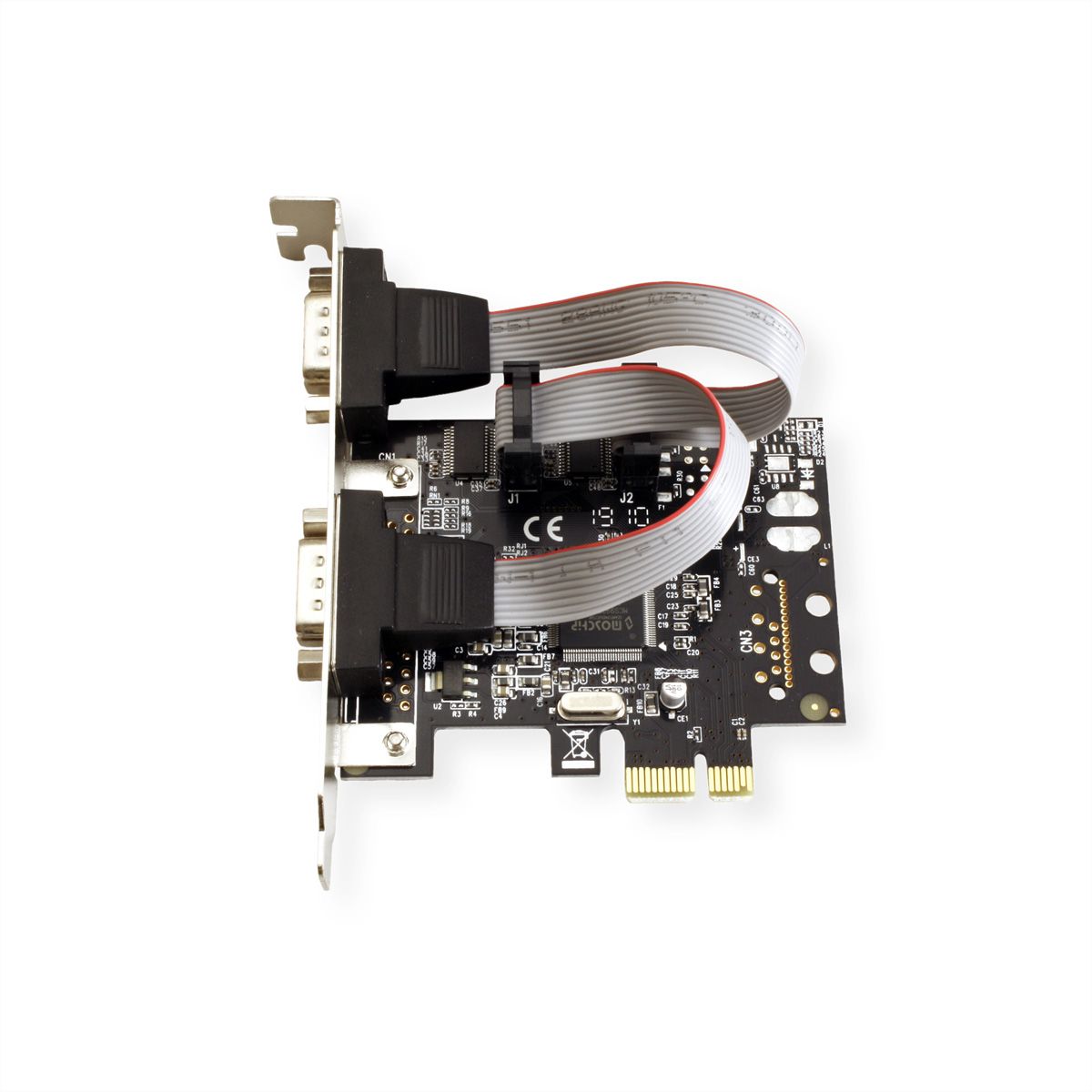 VALUE Carte PCI-Express 2S, 2x RS232, DB 9
