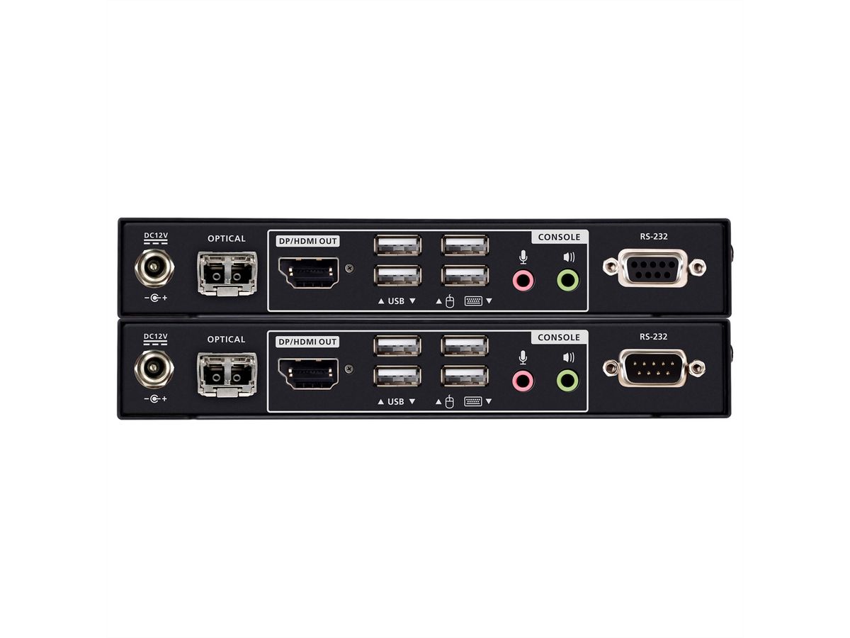 ATEN CE990 Prolongateur KVM optique USB True 4K DisplayPort/HDMI, True 4K à 10 km