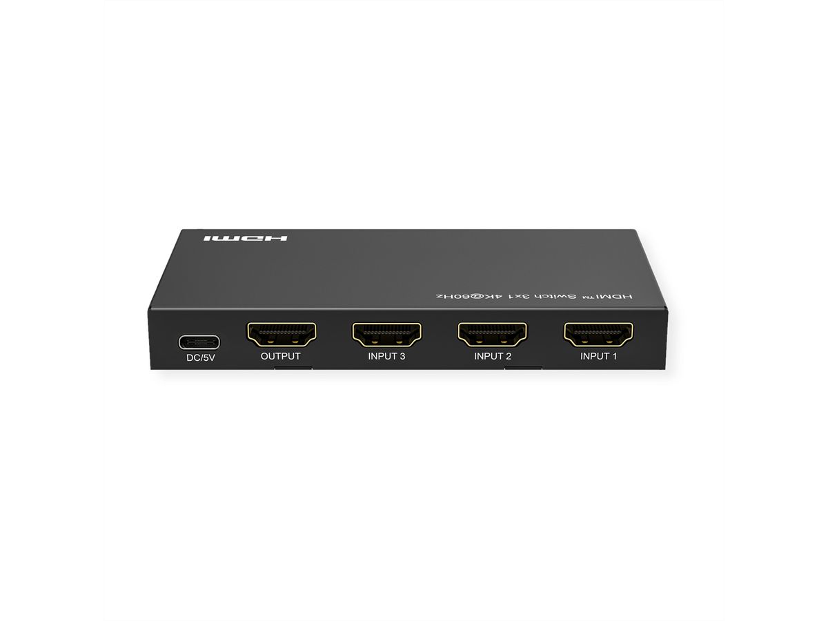 ROLINE Switch HDMI 4K 3 ports