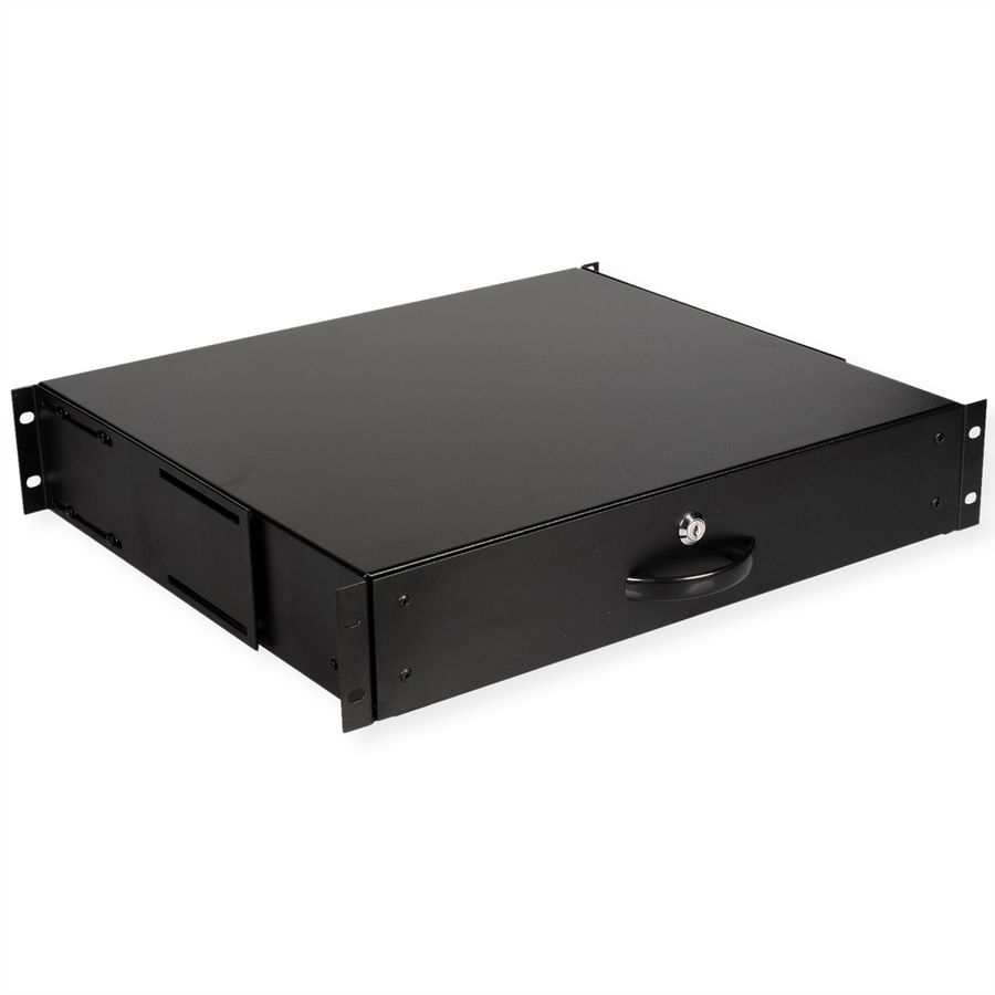 ROLINE 19" Tiroir pour clavier 2U, 400P verrouillable noir