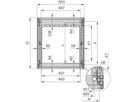 SCHROFF Novastar Cadre d'armoire, Heavy-Duty, 12 U 553W 1000D