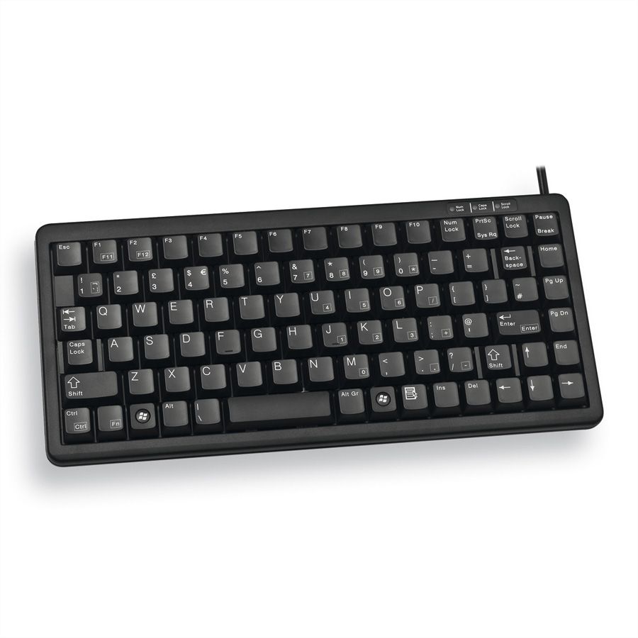 CHERRY G84-4100LCMFR-0 Mini clavier 19", PS/2 - USB, noir