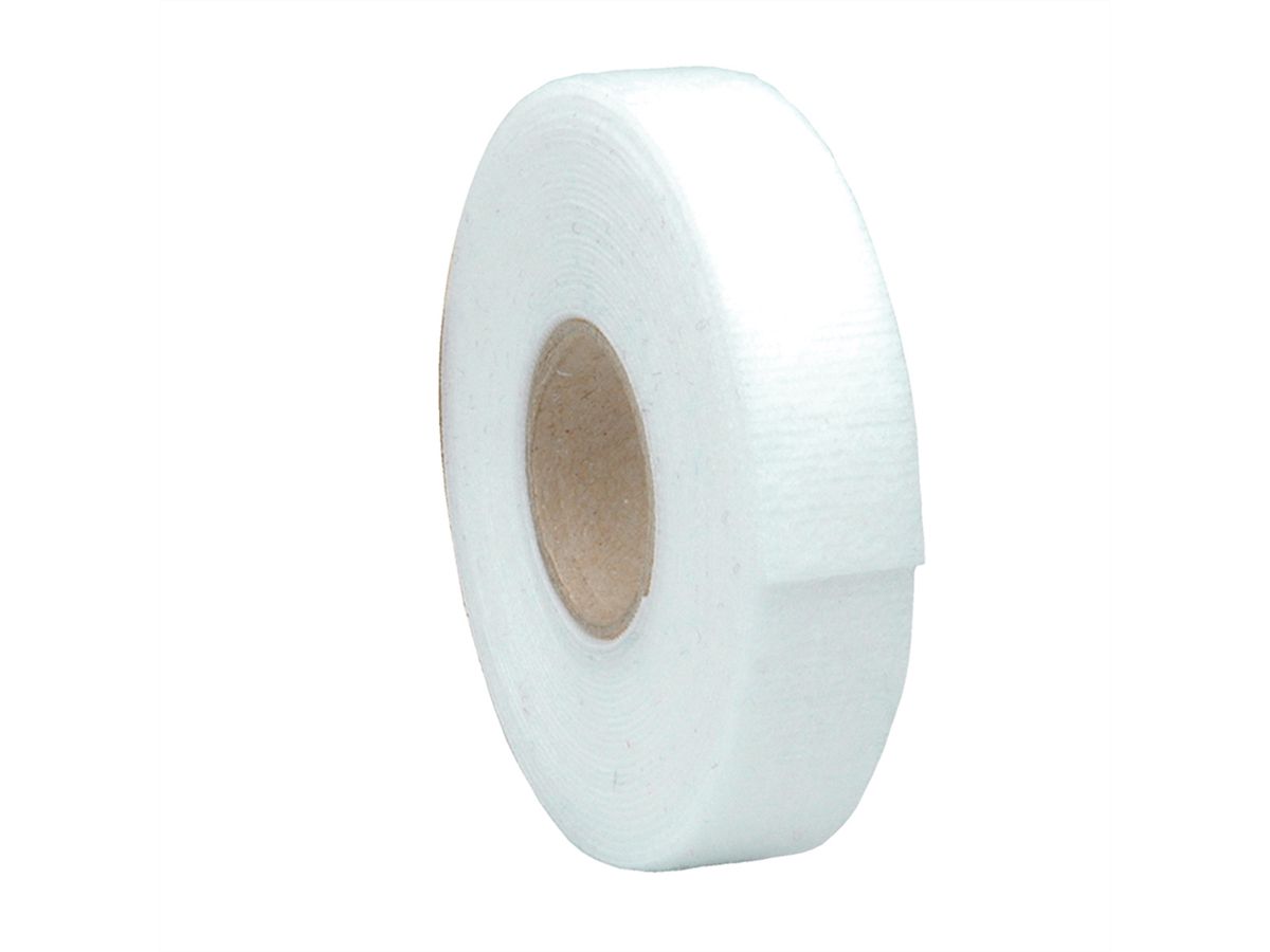 VELCRO® ONE-WRAP® Bande non perforée, 20mm, blanc, 5 m