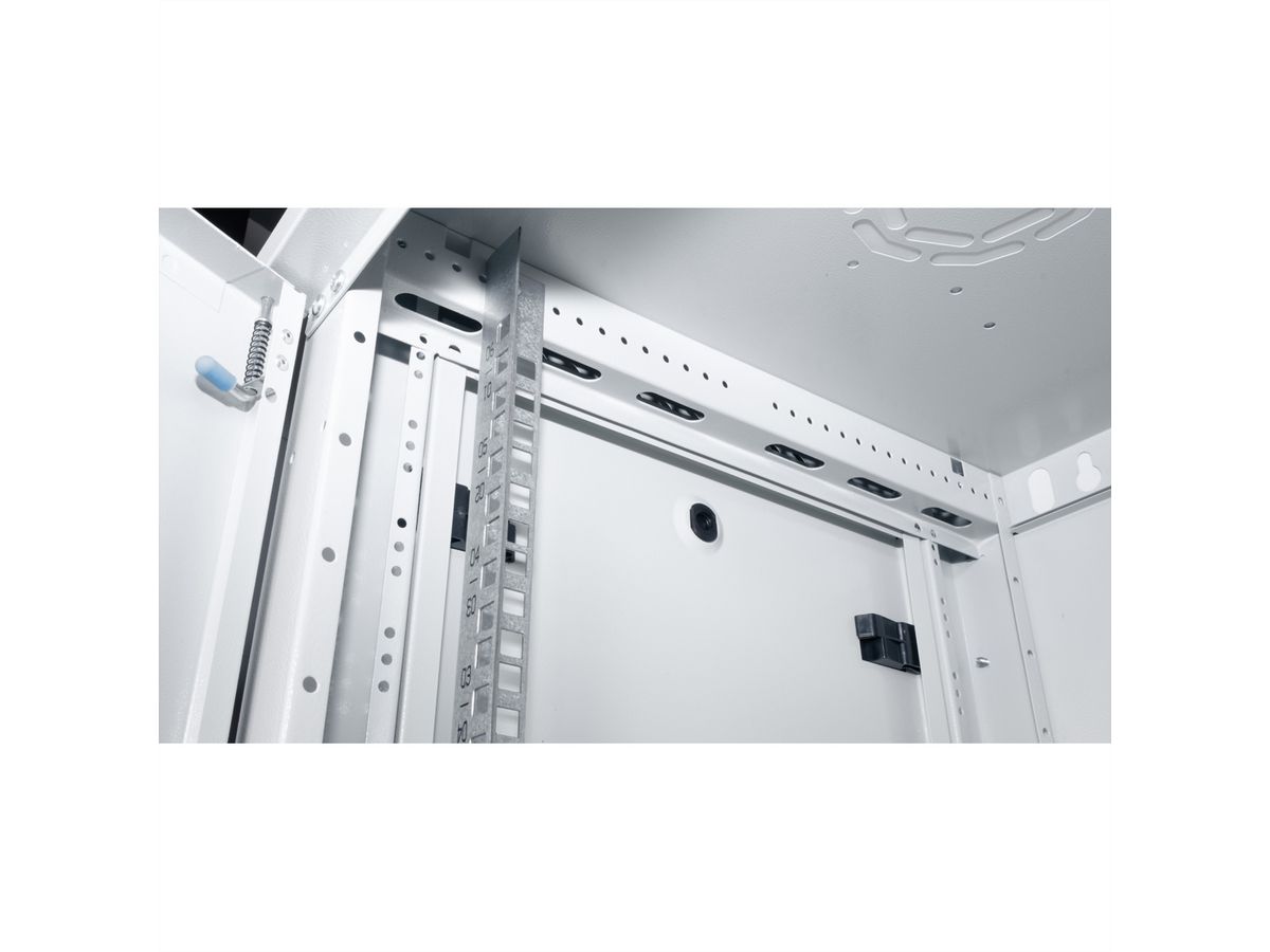 ROLINE 19" Boîtier mural Basic Plus 6U, 600x450 LxP gris