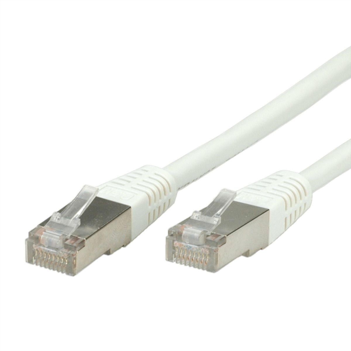 Cordon VALUE Cat.6 (Classe E) S/FTP (PiMF), blanc, 2 m