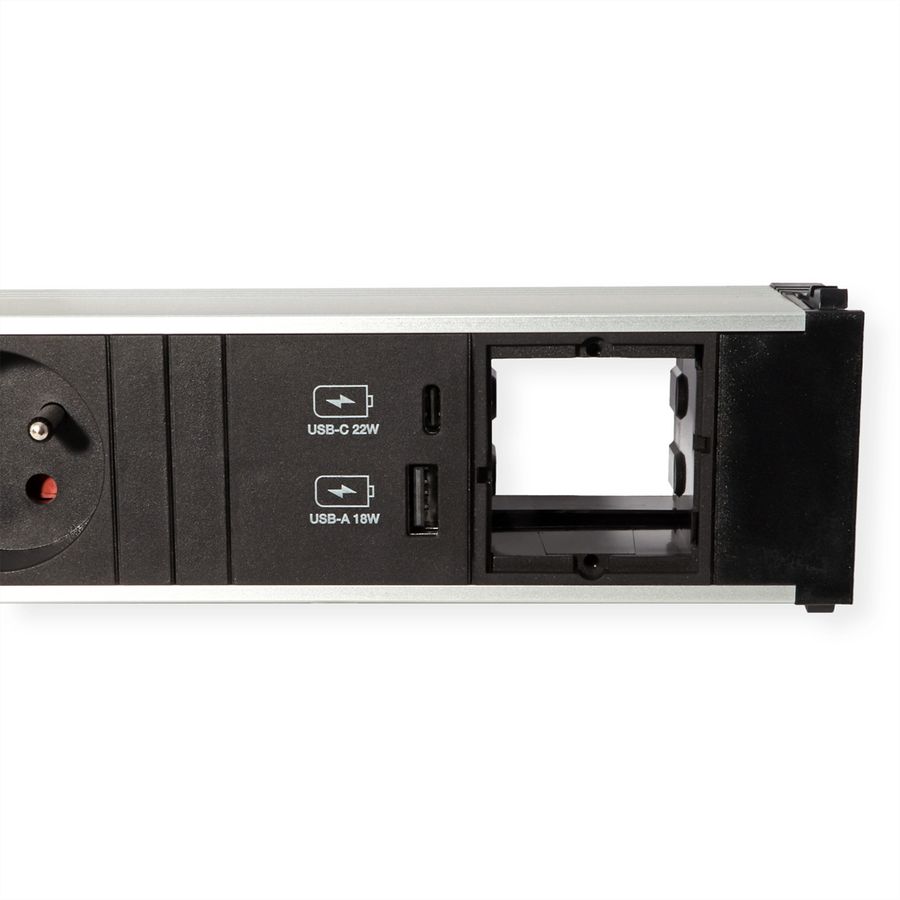 BACHMANN CONI 1xUTE 1xUSB A/C 22W 1xCM 0,2m GST18