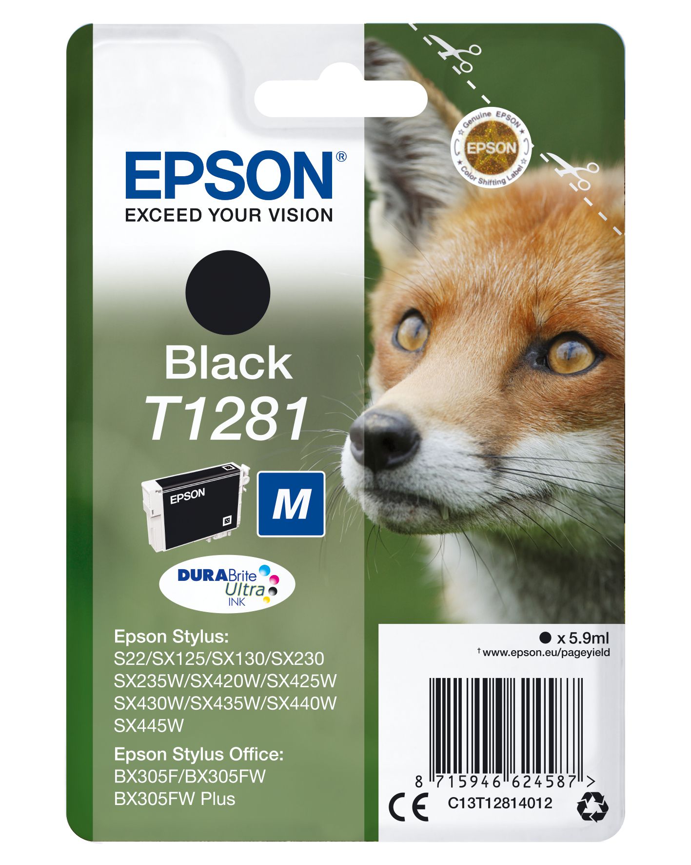 Epson Cartouche "Renard" - Encre DURABrite Ultra N