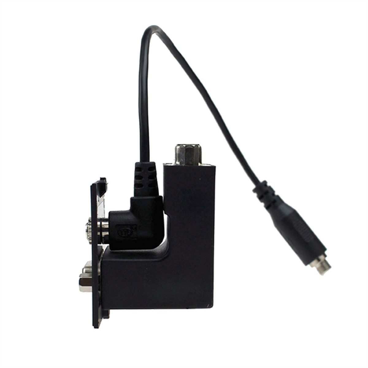 BACHMANN Cadre 1xVGA+ 3,5mm, Sortie sur côté à 90°