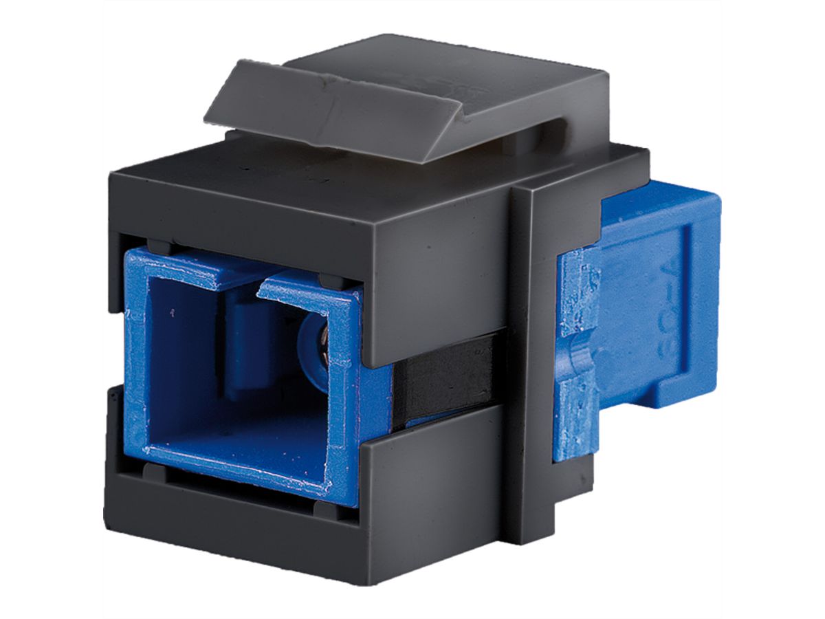 BACHMANN Keystone FO Simplex Coupleur SC/SC, bleu / noir