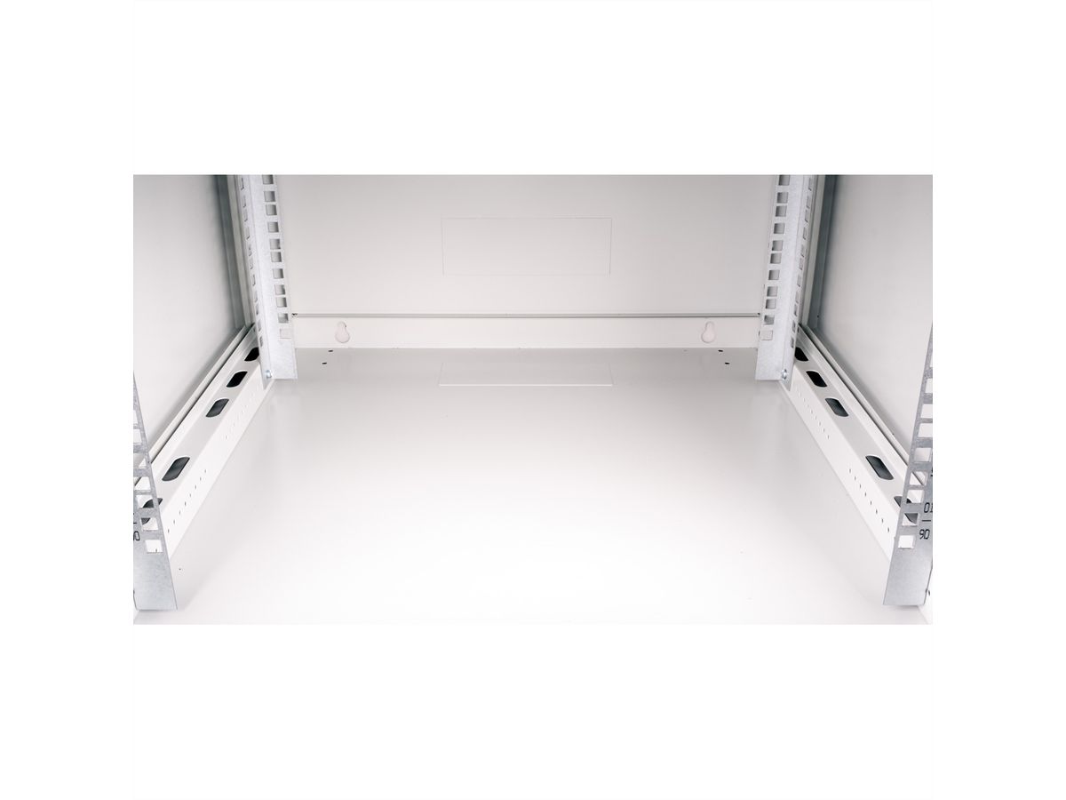 ROLINE 19" Boîtier mural Basic Plus 6U, 600x600 LxP gris