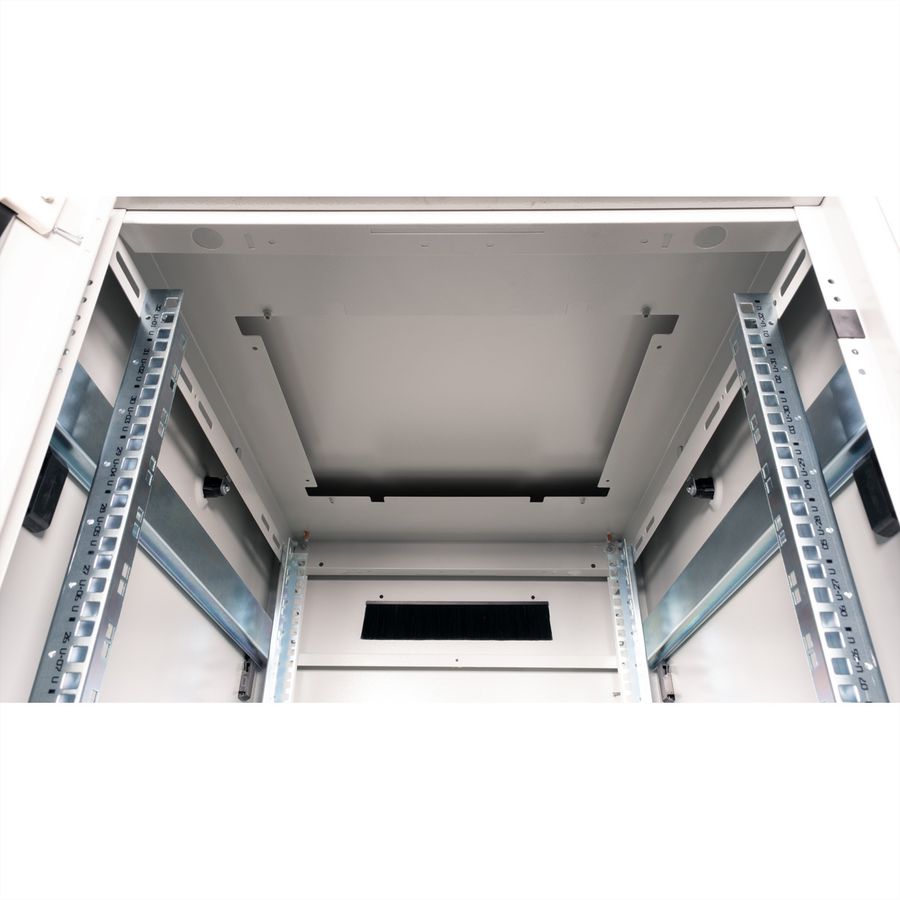 ROLINE 19" Baie réseau Pro 32U, 600x800 LxP Porte verre gris