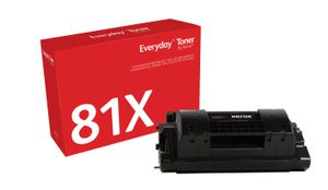 Everyday Toner Noir ™ de Xerox compatible avec HP 81X (CF281X/ CRG-039H), Capacité standard