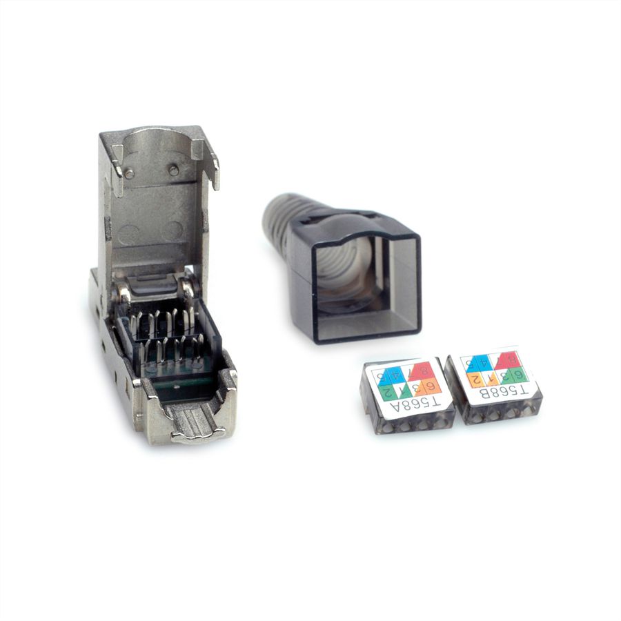 VALUE Connecteur RJ-45 à confectionner Cat.6 (Classe E) , STP