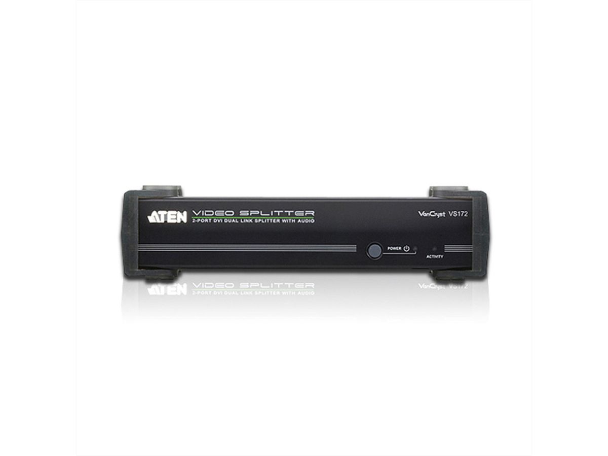 ATEN VS172 Distributeur DVI Dual Link audio/vidéo, double