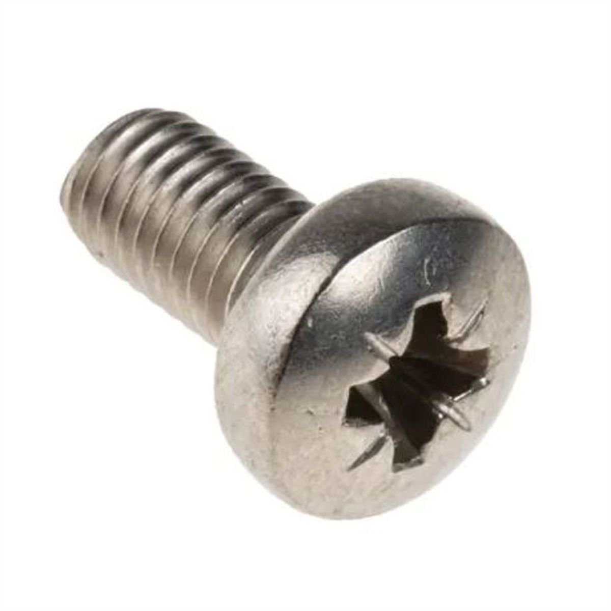 Vis à tête cylindrique de SCHROFF, Pozidrive, M5x10, acier zingué, 10 pièces