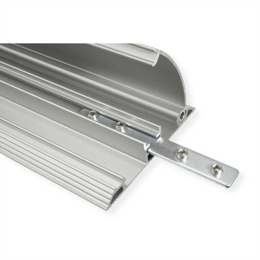 ROLINE Pont pour câbles, Aluminium, 92 x 22 mm, argent, 1,1 m