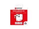 SKROSS Adaptateur de voyage PRO Light USB 2xA - Monde entier, monde
