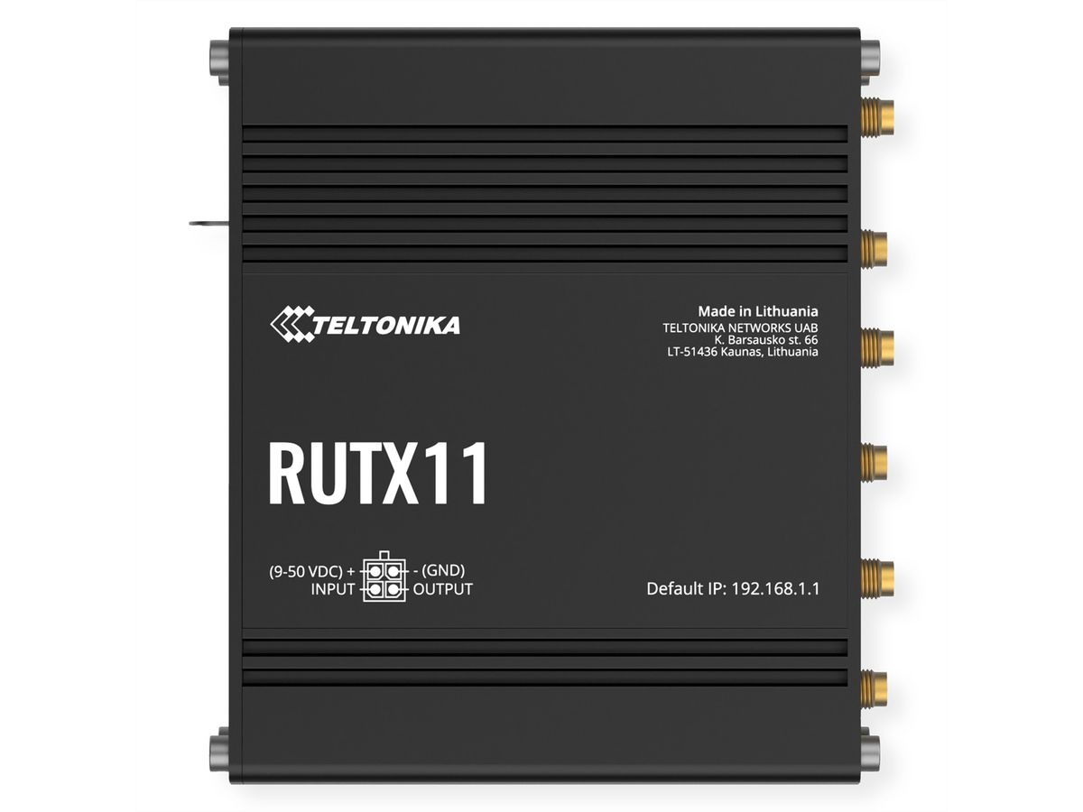 TELTONIKA RUTX11 LTE/4G Routeur industriel