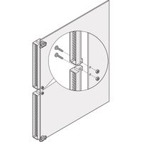 SCHROFF - Kit de montage pour connecteur de type cadre sur carte de circuit imprimé, centre