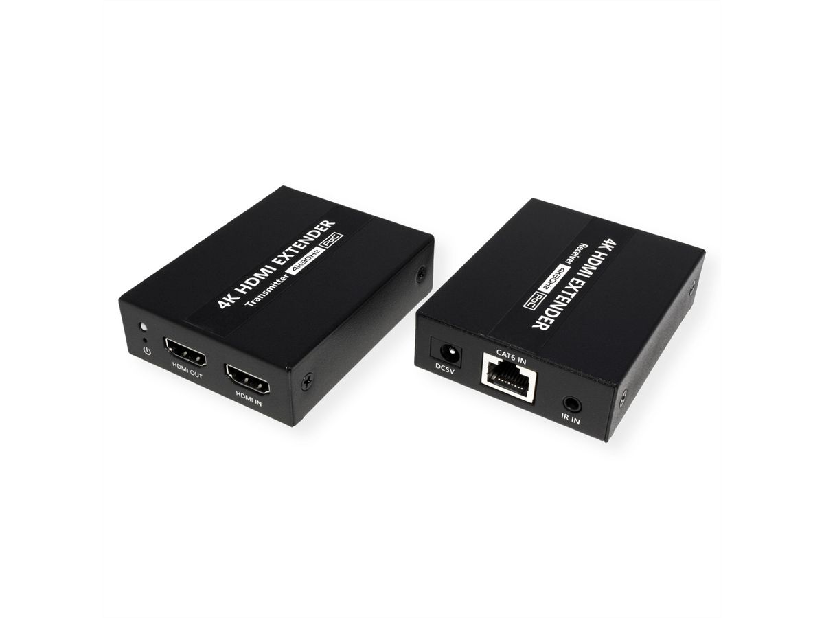 VALUE Prolongateur HDMI A/V via Cat.6A, 4K@30Hz, 40m