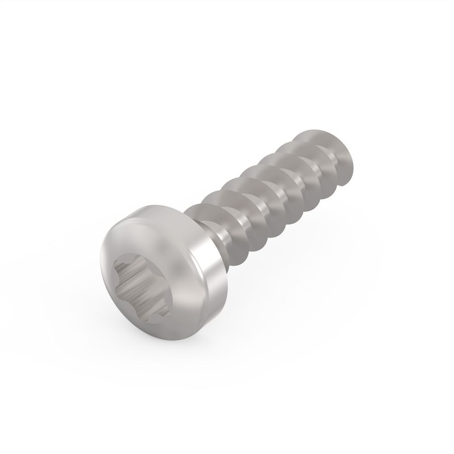 Vis à tête cylindrique de SCHROFF, Torx, Ø 2.5 mm, longueur 9.3 mm, déformation du fil, acier zingué