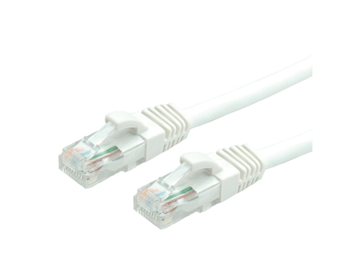 Cordon VALUE Cat.6A (Classe EA) / 10 Gigabit UTP, blanc, 1,5 m