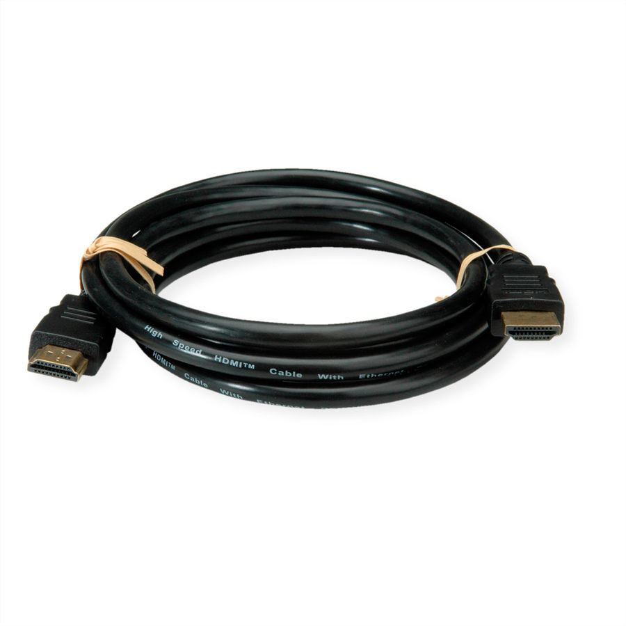 ROLINE RM Câble HDMI Ultra HD 8K avec Ethernet, M/M, noir, 2 m