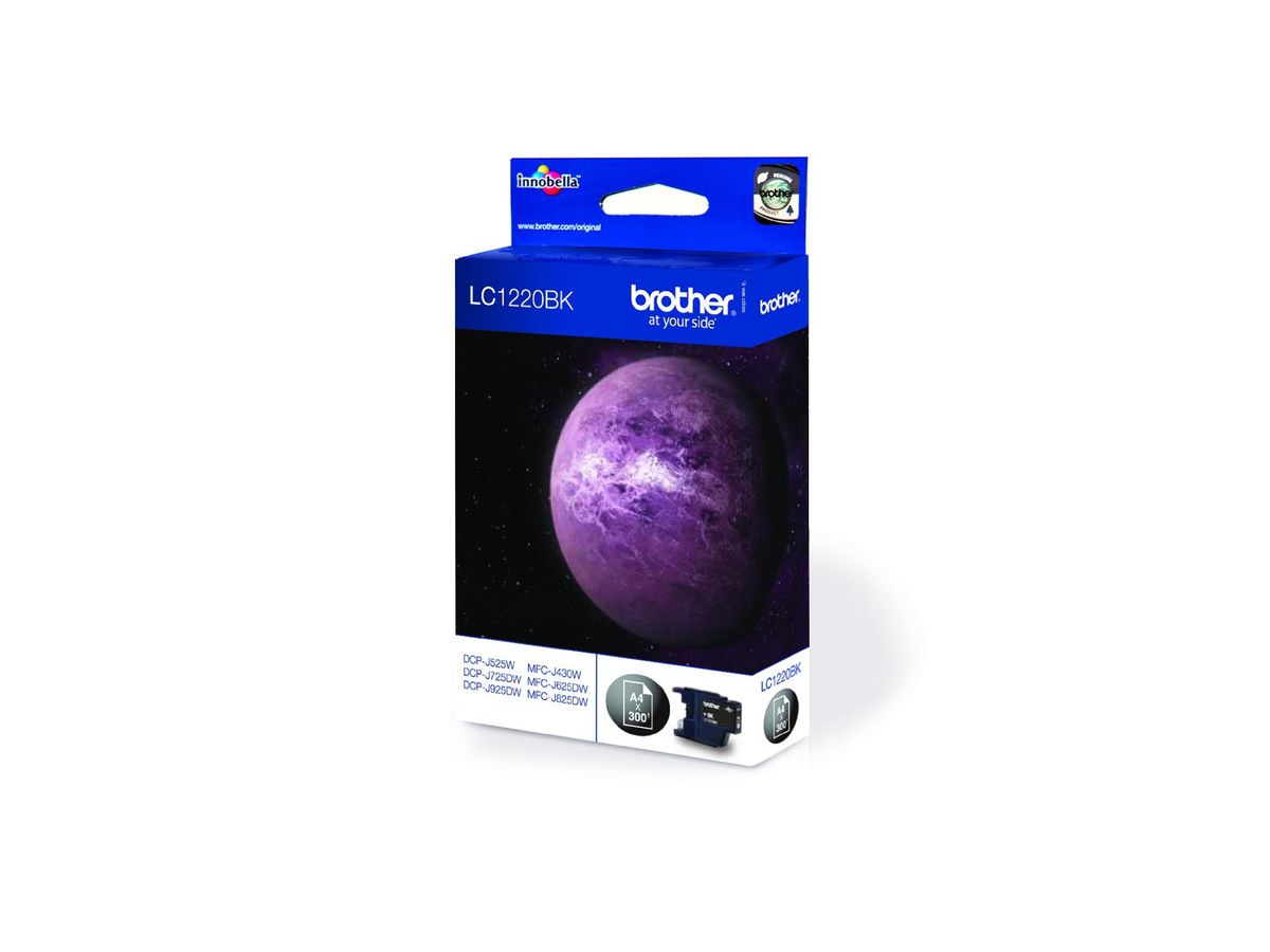 Brother LC-1220BKBP cartouche d'encre Original Noir 1 pièce(s)