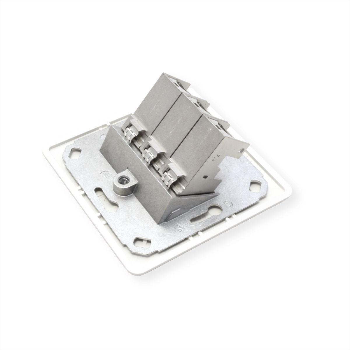 METZ CONNECT C6Amodul 3 ports 180°M AP blanc pur
