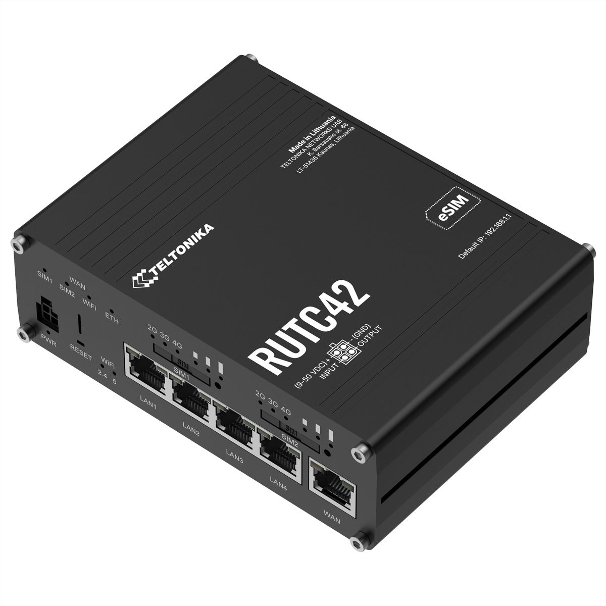 TELTONIKA RUTC42 Routeur LTE à double eSIM