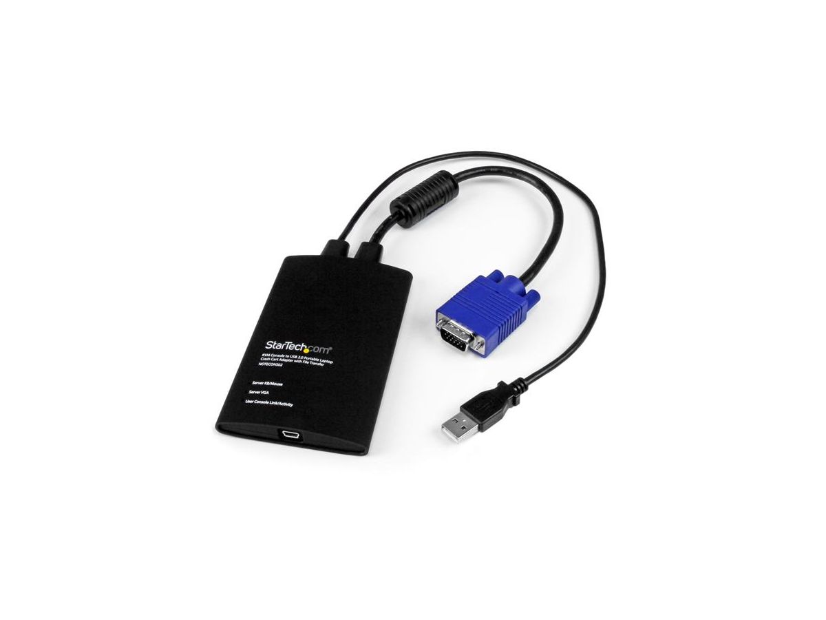 StarTech.com Adaptateur crash cart pour PC portable - Console KVM vers USB 2.0 avec transfert de fichier et acquisition vidéo