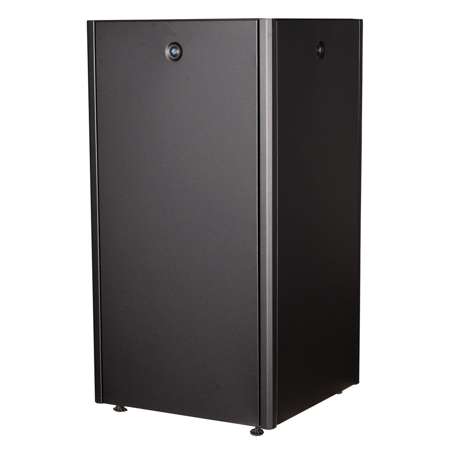ROLINE 19" Baie réseau Basic 22U, 600x600 LxP Porte verre noir