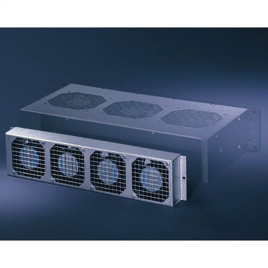 Unité de ventilation SCHROFF avec boîtier pour ventilateur de poussée 19", 2 U, axial, 230 VAC