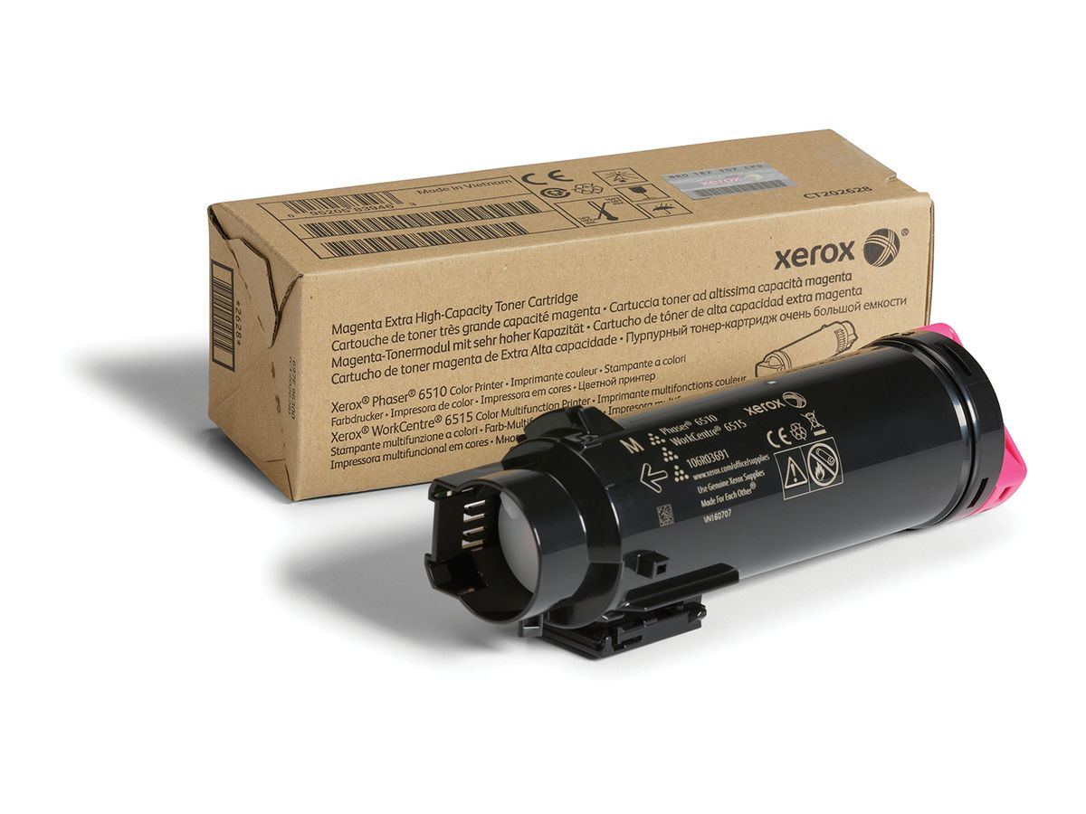 Xerox Cartouche de toner Magenta de Très haute capacité Phaser® 6510, WorkCentre® 6515 (4300 pages) - 106R03691