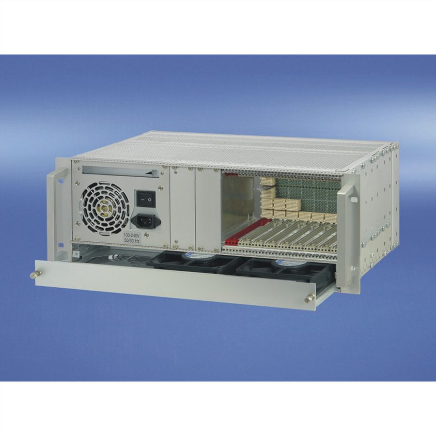 SCHROFF CPCI Serial System avec PSU ATX, 4 U, 9 slots, sans rear I/O