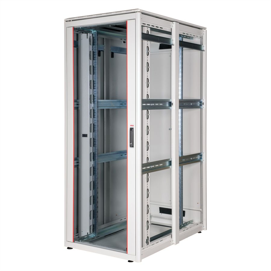 ROLINE 19" Baie réseau Pro 42U, 800x1200 LxP Porte verre gris