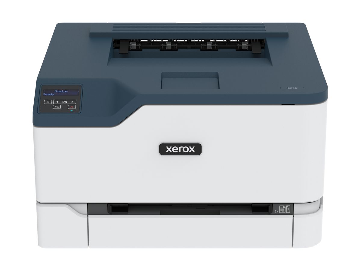 Xerox C230 Imprimante recto verso sans fil A4 22 ppm, PS3 PCL5e/6, 2 magasins Total 251 feuilles