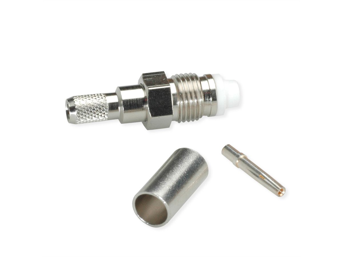 TELEGÄRTNER Connecteur femelle FME à sertir pour RG-58C/U