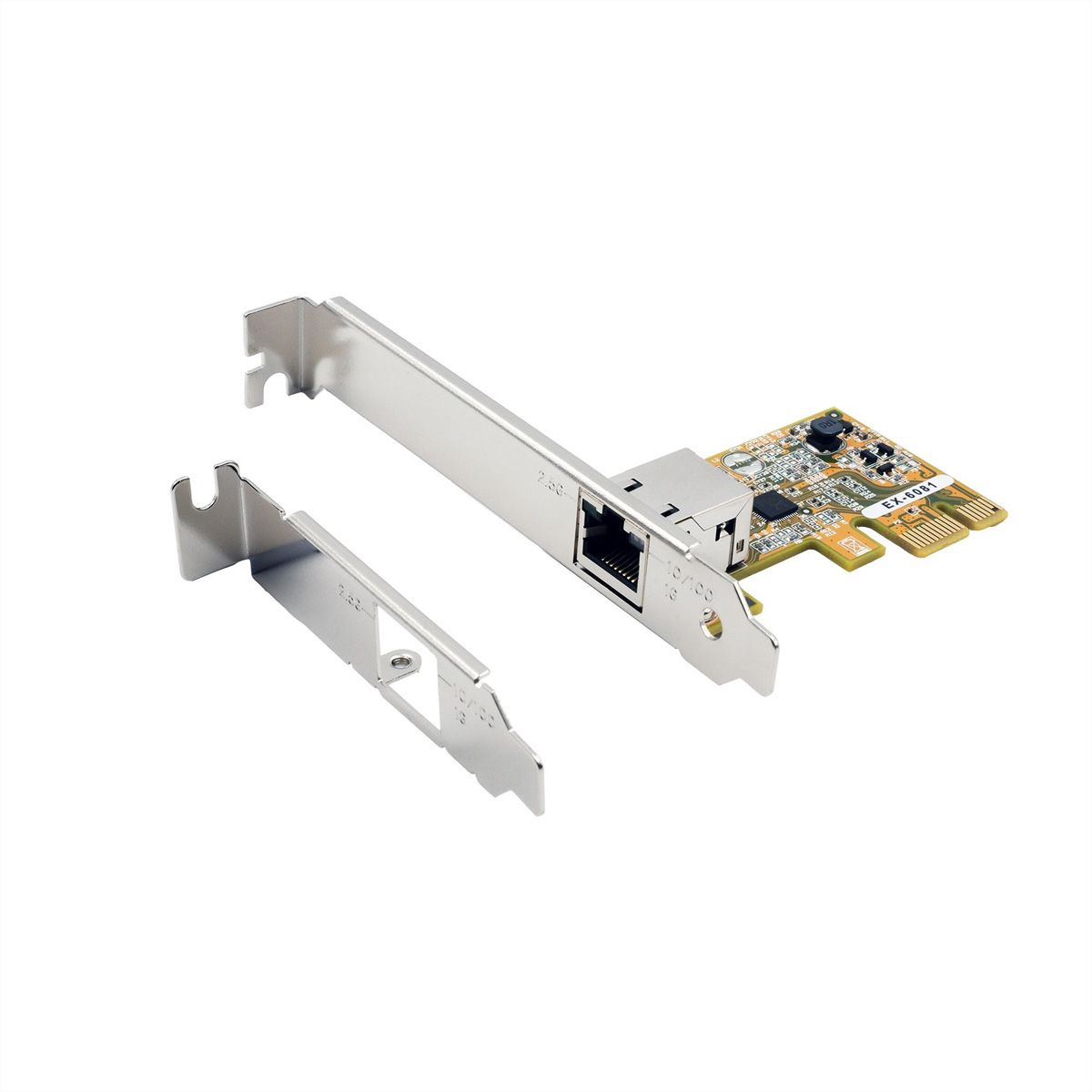 EXYSY EX-6081 Carte réseau PCIe 2.5 Gigabit (Realtek)