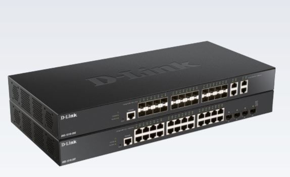 D-Link DXS-1210-28T commutateur réseau Géré 10G Ethernet (100/1000/10000) 1U Noir