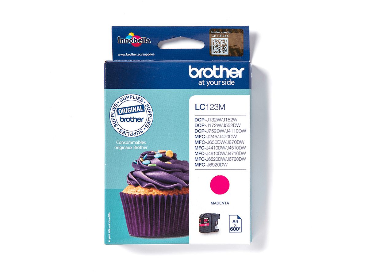 Brother LC123M - Cartouche d'encre originale – Magenta