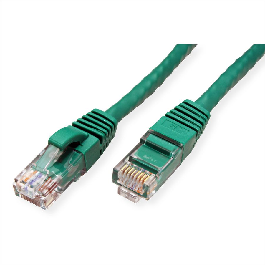 Cordon VALUE Cat.6A (Classe EA) / 10 Gigabit UTP, vert, 1 m