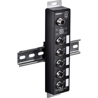 TRENDnet TI-XPG50 Switch ferroviaire industriel, EN50155 M12 Gigabit PoE+ à 5 ports