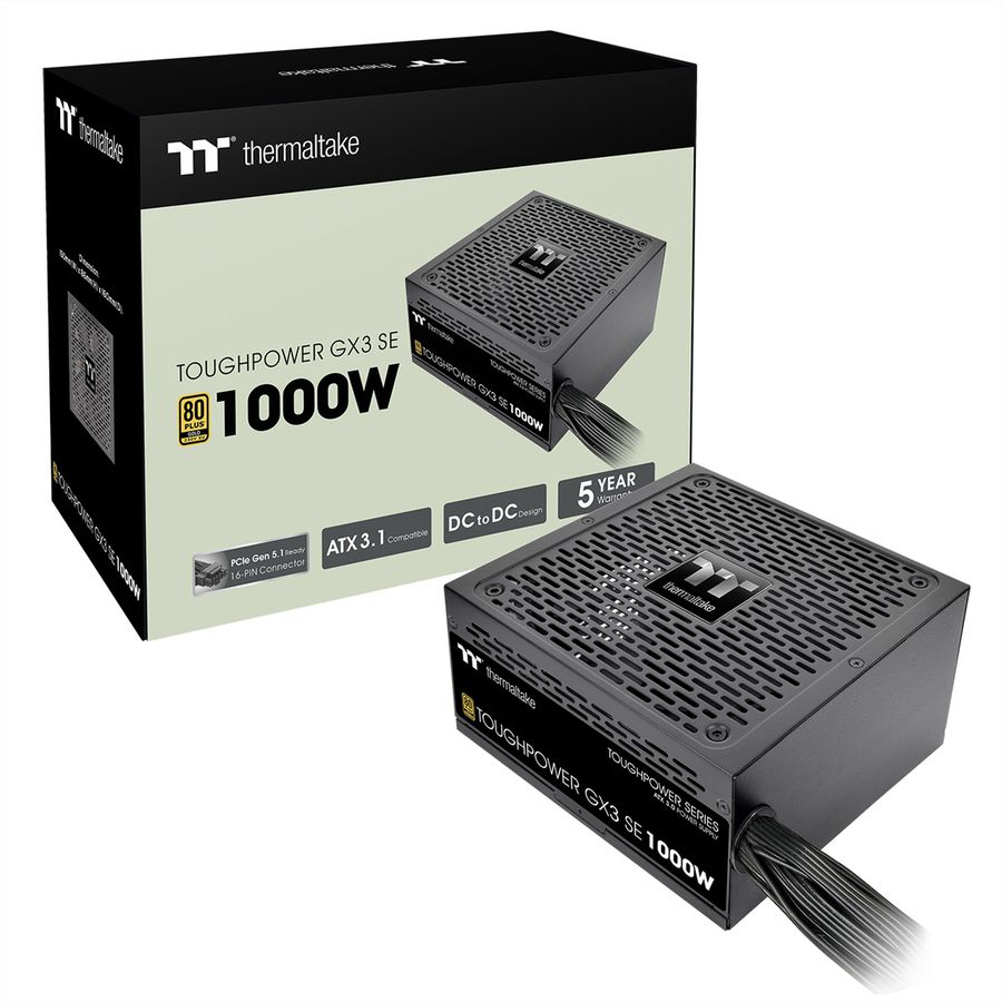 Thermaltake Toughpower GX3 SE 1000W, Bloc d'alimentation