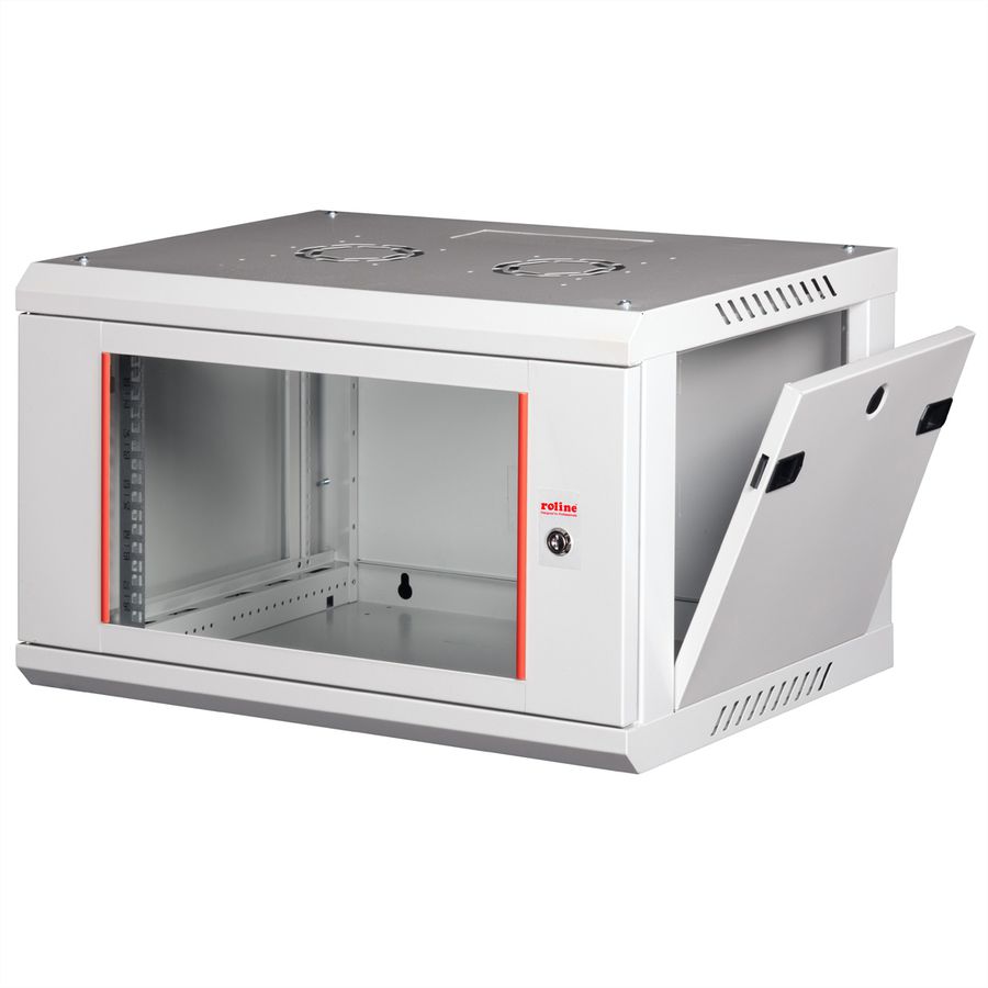 ROLINE 19" Boîtier mural Basic Plus 6U, 600x450 LxP gris