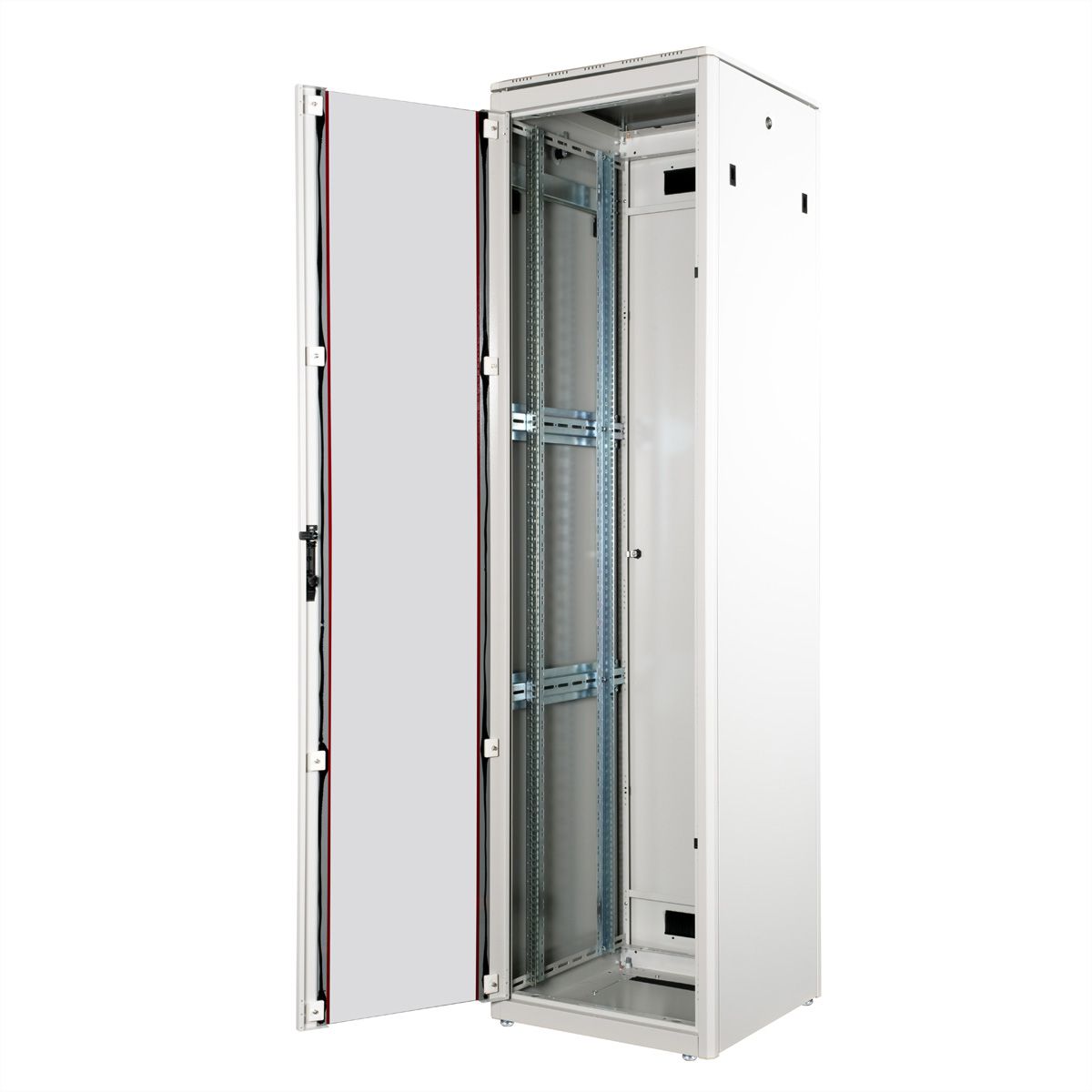 ROLINE 19" Baie réseau Pro 47U, 600x600 LxP Porte verre gris